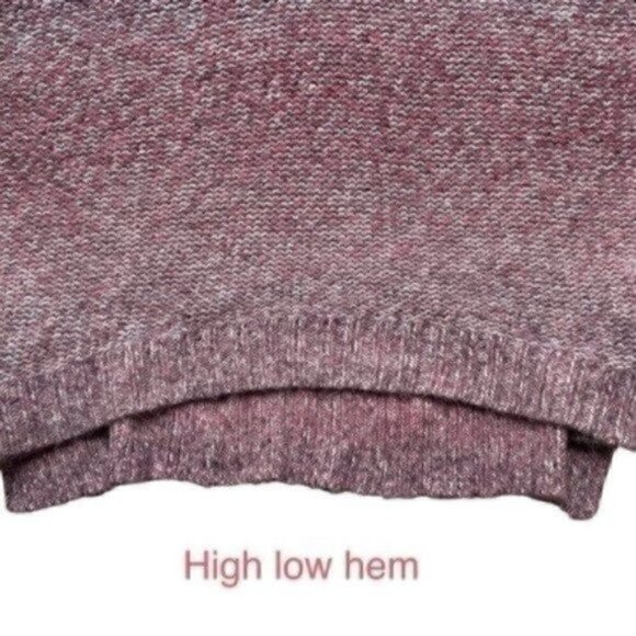 American Eagle Outfitters Cowl Neck Slouchy Knit Sweater Women’s L Pink Lilac - Picture 5 of 11